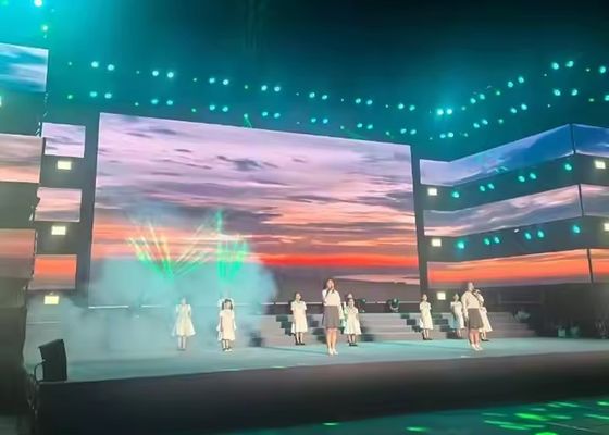 좋은 가격 콘서트 무대 임대 다이 캐스트 알루미늄 실내 풀 컬러 LED 디스플레이 P5 HD 대형 화면 고해상도 온라인으로