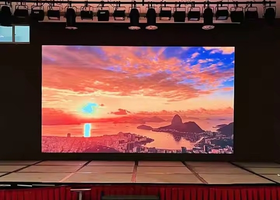 전면 및 후면 접근 간편 유지 보수 풀 컬러 P4 LED 비디오 벽 화면