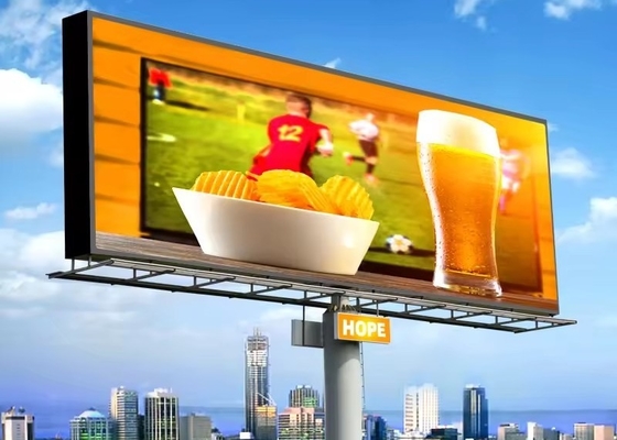 노바스타 제어 시스템 120° / 60° 뷰 앵글과 860w/m2 평균 전력 소비가 필요한 LED 광고판