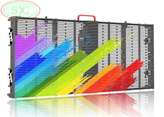 P3.91-7.82 투명 LED 스크린 500x1000mm 5000cd/m2