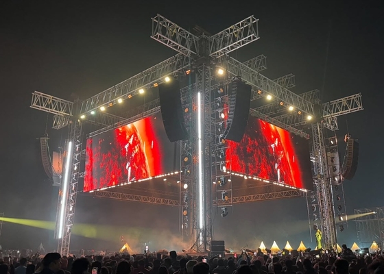 임대 다이 캐스트 알루미늄 스크린 6mm 디스플레이 빌보드, 스테이지 배경 LED 디스플레이