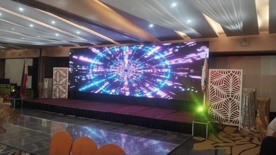 P6 하닝 LED 디스플레이 SMD2121 576mm X 576mm 표준 LED 다이 캐스트 알루미늄 캐비닛 3 년 보증