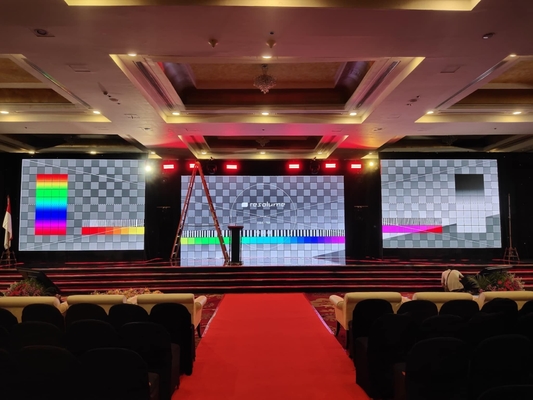 다이 캐스팅 알루미늄 장치 광고 디스플레이 LED 화면 250x250mm RGB LED 모듈 P31.25mm