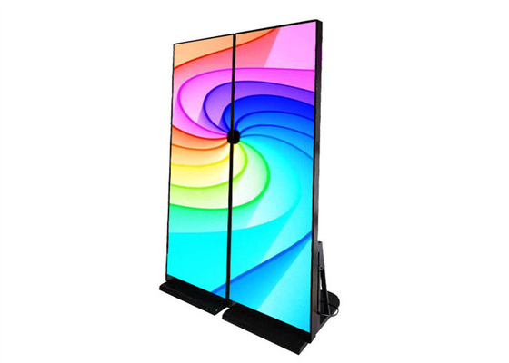 1/32 스캔 서있는 바닥 LED 디스플레이 실내 P2.5 포스터 LED 화면 640 * 1280mm