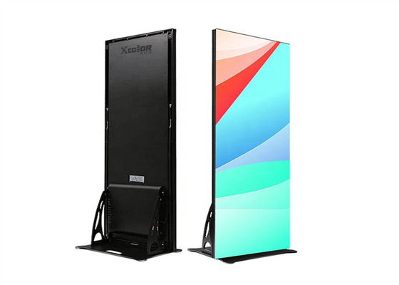 1/32 스캔 서있는 바닥 LED 디스플레이 실내 P2.5 포스터 LED 화면 640 * 1280mm