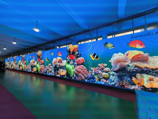 고해상도 P2.6 LED 화면 실내 풀 컬러 LED 디스플레이 160000 픽셀/m sup2 500*500mm 모듈 크기