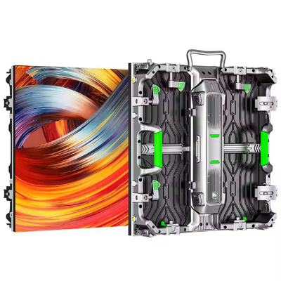 높은 밝기 풀 컬러 RGB P6 LED 렌터 스크린 960Mm X 960Mm 실내 캐비닛