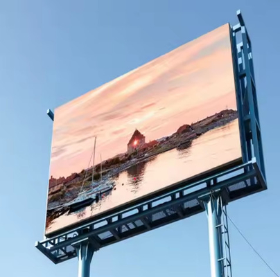 프론트 엔드 유지보수 풀 컬러 LED 디지털 사이니지 사이니지 10mm 픽셀 피치 철 캐비닛