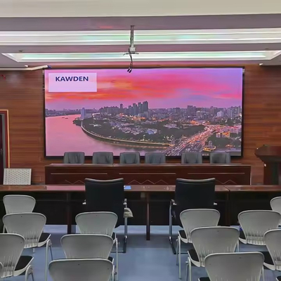 고해상도 SMD2121 RGB LED 디스플레이 다이 캐스트 알루미늄 화면 내구성 64*32 점 행렬 해상도