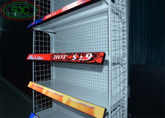 정교한 LED 표지판 작은 픽셀 피치 X1.876 선반 LED 디스플레이 LED 스트립 상점 또는 슈퍼마켓
