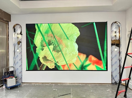 P2 실내 풀 컬러 LED 디스플레이 512x512mm 다이 캐스팅 알루미늄 패널 고해상도 LED 비디오 벽 화면