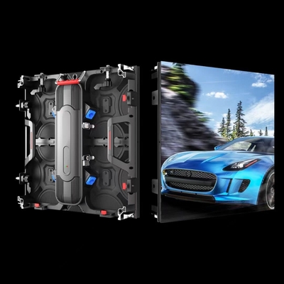 임대 다이 캐스팅 알루미늄 소 피치 SMD LED 디스플레이 250 * 250mm 모듈 웨이퍼 칩 유연성 방수