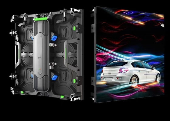 임대 다이 캐스팅 알루미늄 소 피치 SMD LED 디스플레이 250 * 250mm 모듈 웨이퍼 칩 유연성 방수