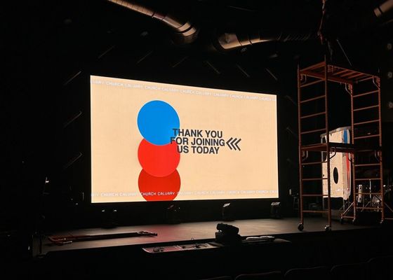 P4 실내 LED 비디오 벽 스크린 4mm SMD2121 320x160mm 모듈