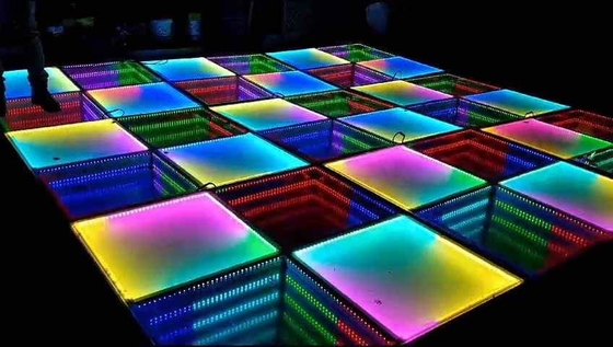 1R1G1B 야외 P6 IP65 LED 댄스 플로어 1/8 콘서트 광고용 스캔