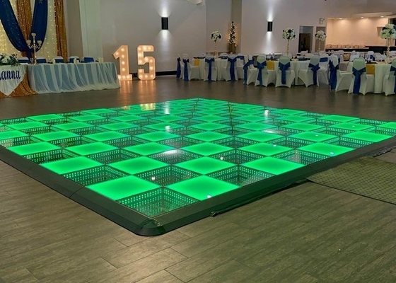 8PCS 모듈 Qty W2 X H4 높은 밝기 에피스타 칩 LED 댄스 플로어