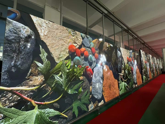 P4.81mm 렌터 아웃도어 풀 컬러 LED 디스플레이 캐비닛 크기 500x1000mm 500x500mm,5000 밝기