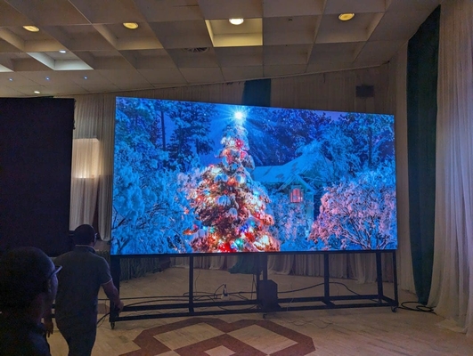 이벤트 스테이지 전체 색상 320*160mm P2.5 GOB LED 디스플레이 실내 방수 LED 화면 패널