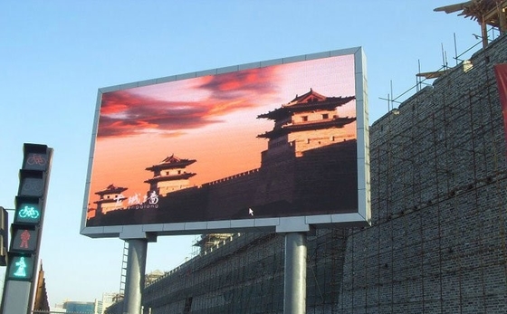 전색 전면 유지보수 P10 외관 대형 LED 디스플레이 스크린 광고용