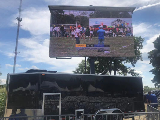 P5 야외 LED 디스플레이 스크린 버스 자동차 IP65 방수