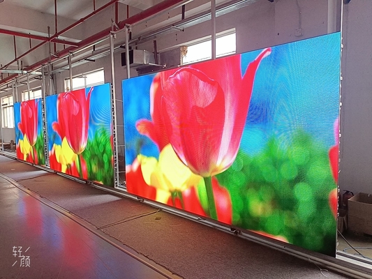 고정 / 철 박스 LED 포스터 디스플레이, LED 비디오 디스플레이 패널 알루미늄 HD 스테레오