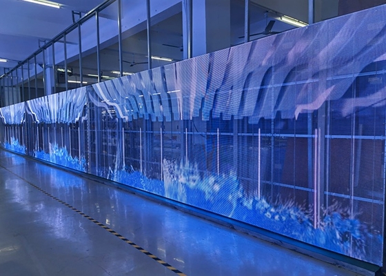 2025 핫 투명 LED 창 디스플레이 미니 투명 LED 디스플레이 유리 창 투명 LED 디스플레이