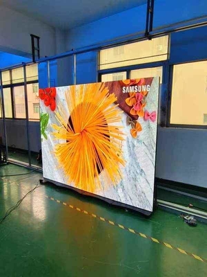 1R1G1B 컬러 구성 알루미늄 캐비닛과 320x160mm 모듈 크기와 LED 포스터 디스플레이