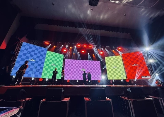 다이 캐스트 알루미늄 SMD LED 화면 P4 실내 비디오 광고 RGB 디스플레이 화면 HD 거침없이
