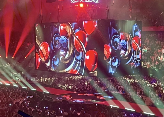옥외 다이 캐스팅 알루미늄 광고 RGB LED 풀 컬러 사용자 지정 디스플레이 플렉스 모듈 P4 고해상도