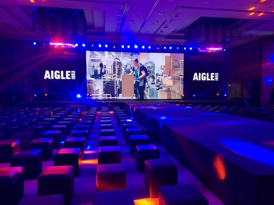 다이 캐스팅 알루미늄 렌터 스크린 RGB 야외 HD 방수 LED 비디오 디스플레이, P8 풀 컬러 LED TV 벽 화면