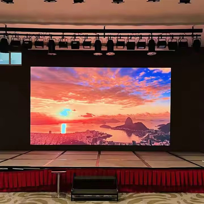 HD 렌터 스크린 야외 전색 LED 디스플레이 스크린 4mm 픽셀 피치 HD 방수