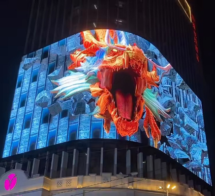 야외 풀 컬러 LED 디스플레이 고화질 에피스타 1/13 스캔 거리 상업 센터 등