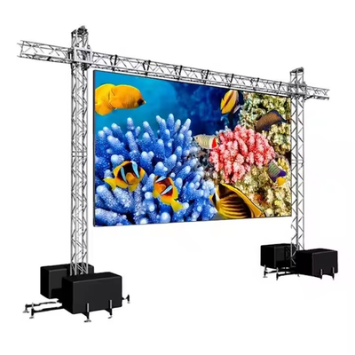 야외 풀 컬러 LED 디스플레이 P8mm HD IP65 고정 설치