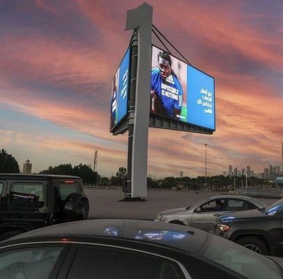 P10 옥외 LED 디스플레이 스크린 10000도트/sqm 5000cd/㎡