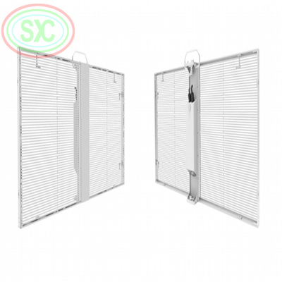 방수성 IP43 투명 LED 화면 행사 및 전시실 무게 6.2kg SMD2121 LED 타입
