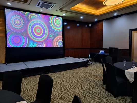 풀 컬러 비디오 용량 거대 20ft 고정 LED 화면 방수 등급 IP65