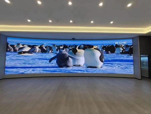 부드러운 모듈 임대 다이 캐스트 알루미늄 스크린 1/7 스캔 500*1000MM P5.95 LED 광고 디스플레이 임대 고정 설치