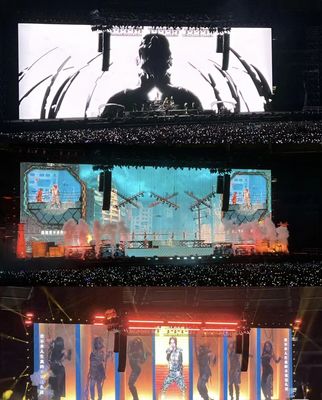 1R1G1B 실내 160000 픽셀/제곱미터 P2.5 LED 디지털 스크린 LED 전광판