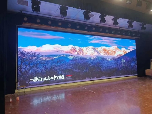 P3 풀 컬러 실내 야외 무대 배경 이동 유연 LED 커튼 디스플레이 화면