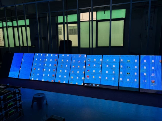 렌터 아웃도어 광고 LED 스크린 P6 32*32 해상도 알루미늄
