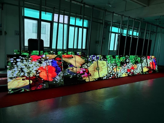 렌터 아웃도어 광고 LED 스크린 P6 32*32 해상도 알루미늄