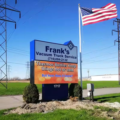 P10 SMD3535 야외 LED 광고 화면 10mm Pitch IP67 방수