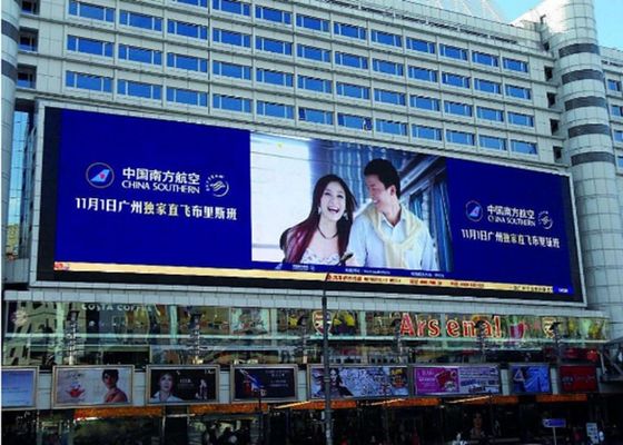 P10 옥외 LED 디스플레이 스크린 10mm 픽셀 피치 IP65 방수