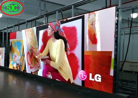 렌터 대형 풀 컬러 LED 디스플레이 12mm 피치 1/4 스캔 192*192mm 모듈 IP65