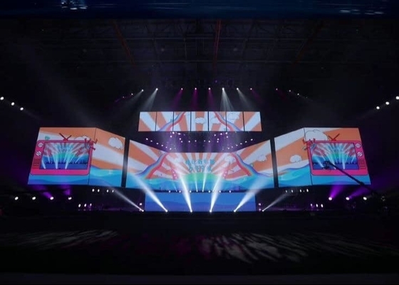 풀 컬러 렌터 LED 디스플레이 모듈 P10 1RGB 서스펜딩 LED 광고 디스플레이