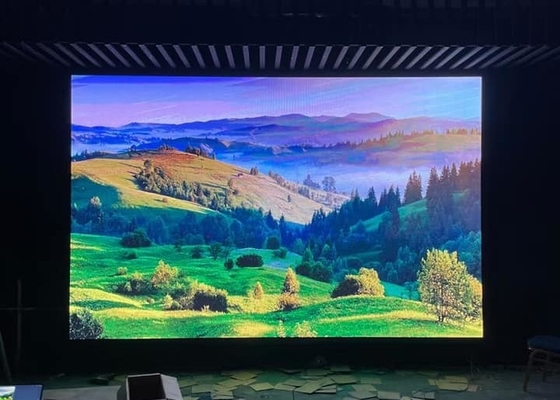 부드러운 모듈 임대 다이 캐스트 알루미늄 스크린 1/7 스캔 500*1000MM P5.95 LED 광고 디스플레이 임대 고정 설치
