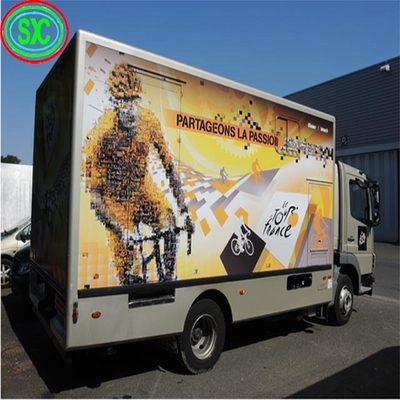 320x160mm 모듈 크기 이동 트럭 LED 디스플레이 고 갱신 주파수 2727