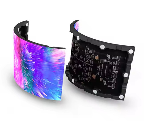 야외 360° 실린더 LED 디스플레이 컬럼 커브 스크린 광고 게시판