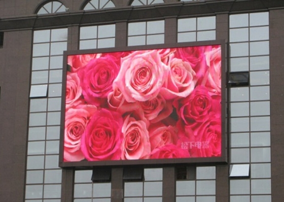 256x256mm 모듈 크기 풀 컬러 P16 외관 LED 디스플레이 렌터 스크린 철 상자 / 다이 캐스팅 알루미늄 IP65 방수 영화 광고