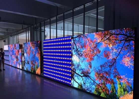 야외 P3.91 풀 컬러 SMD LED 렌터 스크린 에너지 절약 3 년 보증
